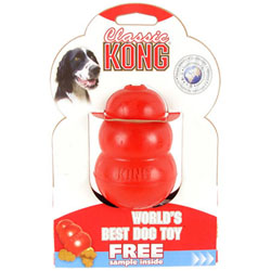 덴탈 콩(Dental Kong) 장난감 - 레드 (S/10kg이하 소형견용)