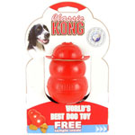 덴탈 콩(Dental Kong) 장난감 - 레드 (S/10kg이하 소형견용)