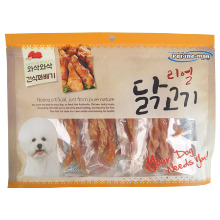 리얼 닭고기 - 와삭와삭 건식꽈배기 300g