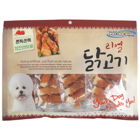 리얼 닭고기 - 쫀득쫀득 치킨연어포 300g