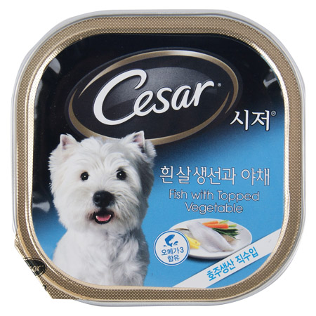 시저 - 흰살생선과 야채 100g