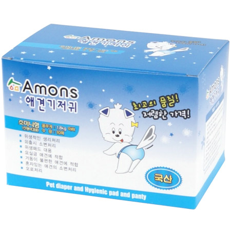 AMONS(아몬스) - 애견 기저귀 초미니(신생아견용) 10매