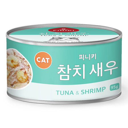 피니키 - 캣 참치새우 캔 95g 