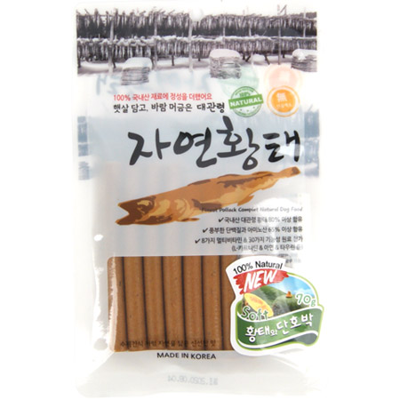 대관령 자연황태 100% NATURAL 80g (황태&단호박)