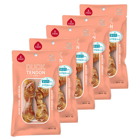 피니키 오래씹는 오리힘줄 [닭고기 본 2P] x 5개묶음