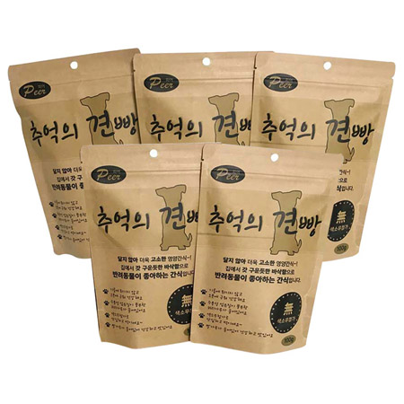 피어 - 추억의 견빵 100g x 5개 묶음셋트