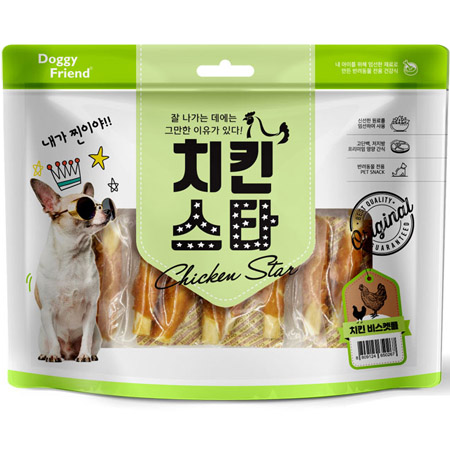 도기프랜드 - 치킨스타 치킨 비스켓롤 300g x 6개 묶음셋트