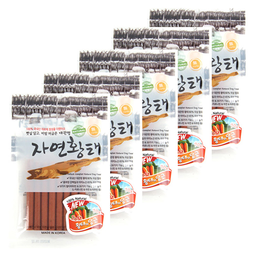 대관령 자연황태 100% NATURAL 70g (황태&당근) x 5개 묶음셋트