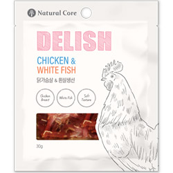 네츄럴코어 - 델리쉬 닭가슴살&흰살생선 30g