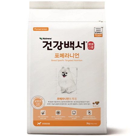 뉴트리나 - 건강백서 포메라니언 2kg x 2개 묶음셋트