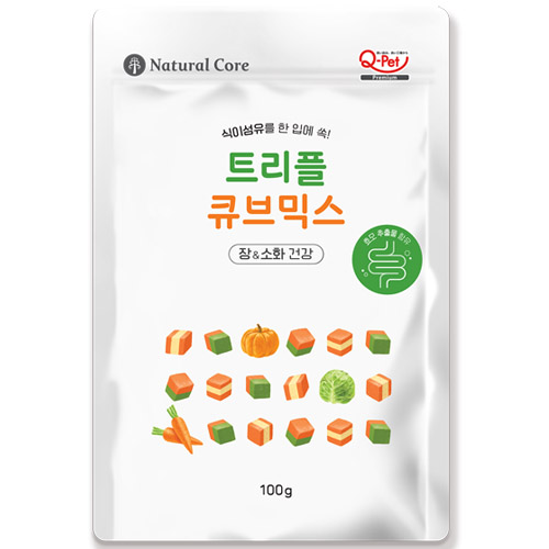 네츄럴코어 - 트리플 큐브 믹스 (장&소화 건강) 100g