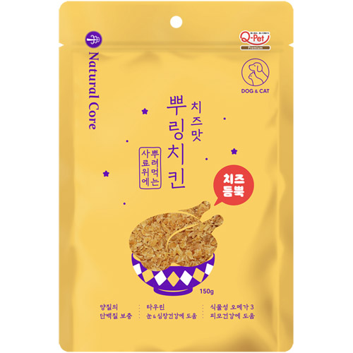 [대용량] 네츄럴코어 - 맛있는 후리카케 뿌링치킨 치즈맛 150g
