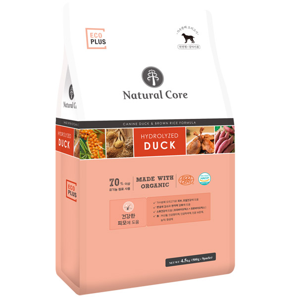 네츄럴코어 - 70% 유기농 에코플러스 가수분해 오리고기 13.5kg