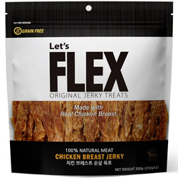 플렉스 - 그레인프리 육포 사사미 (치킨 브레스트) 500g