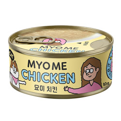 네츄럴코어 - 고양이 묘미 치킨캔 80g