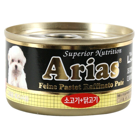아리아스 캔 100g (소고기 + 닭고기)