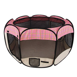 CM - Pet Gear pink Octagonal Pet Fabric Pen(S)