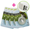 CM - Natural Pest Control Collar (아로마테라피) PC003D(Dog): Lemongrass+Eucalyptus * 4개(8개월분) + handlink