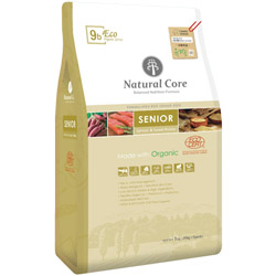 네츄럴코어 - 70% 유기농 에코9b 시니어(연어&고구마) 2.4kg + 순육포 치킨 슬라이스300g - 1개증정