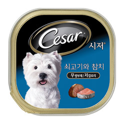 시저 - 쇠고기 & 참치100g - 1박스(24개)