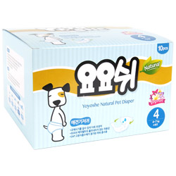 요요쉬 - 애견 기저귀 4단계 여아용 (소형견) 10매