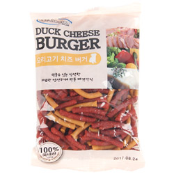 헬로도기 - 오리고기 치즈 버거 100g x 10개 묶음셋트