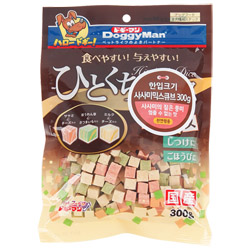 도기맨 - 한입크기 사사미 믹스큐브 300g 