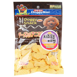 도기맨 - 도기스낵 치즈동물 비스켓 80g