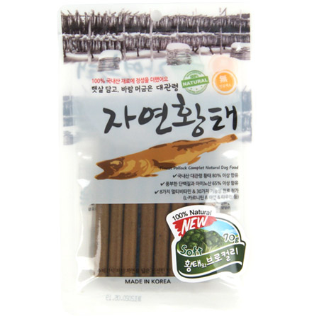 대관령 자연황태 100% NATURAL 80g (황태&브로컬리)