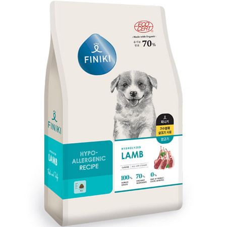[공구]피니키 - 70% 유기농 가수분해 양고기 2.5kg + 셰프의 선택 치즈 60g