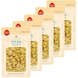 피니키 - 순 사각사각 대구큐브 80g x 5개 묶음셋트