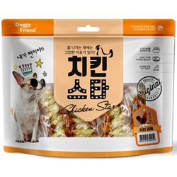 도기프랜드 - 치킨스타 치킨 덤벨 300g x 6개 묶음셋트
