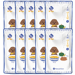네츄럴코어 - 오리 단호박 죽 120g x 10개묶음셋트