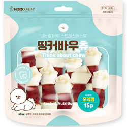 띵커바우츄 - 오리 딩고껌 중소형 15p (4.5인치 - 약10cm)