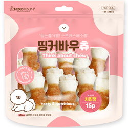 띵커바우츄 - 치킨 딩고껌 중소형 15p (4.5인치 - 약10cm)