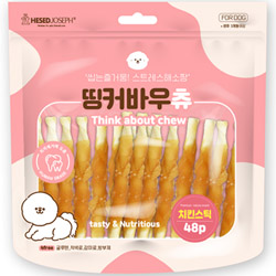 띵커바우츄 - 치킨 스틱껌 중소형 48p (약11cm)