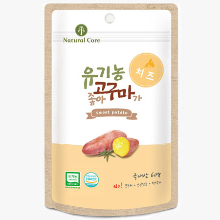 네츄럴코어 - 유기농 고구마가 좋아 치즈 60g