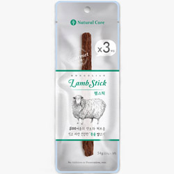네츄럴코어 - 몽골 램(양고기) 스틱 3p x 10개 묶음셋트