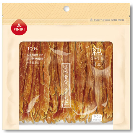 피니키 - 순 육포 닭가슴살 슬라이스140g