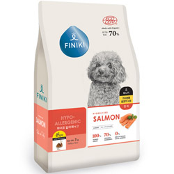 피니키 - 70% 유기농 가수분해 연어 7kg (큰입자) + 셰프의 선택 치즈 60g