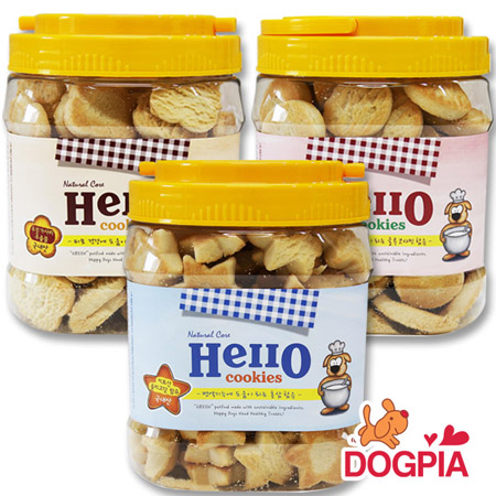 네츄럴코어 - 헬로쿠키600g  3종 묶음셋트 + [증정] 만도스페셜푸드4p 1개