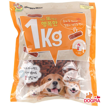 도기맨 - 대용량 닭고기 져키 밸류팩 1kg