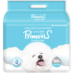 프리미요 - 댕댕이 소형견용 배변패드 100매 (약 20g / 43x53cm) x 3개 묶음셋트