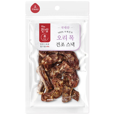 피니키 - 국내산 수제간식 오리 목 80g