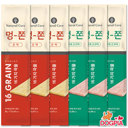 네츄럴코어 - 강아지 쫀드기 멍쫀 혼합 6p