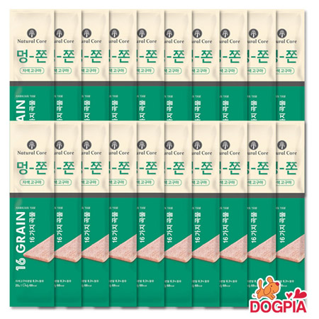 네츄럴코어 - 강아지 쫀드기 멍쫀 자색고구마 20p