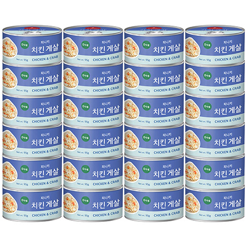 피니키 - 치킨게살 캔 95g (순살닭고기+게맛살) - 1박스(24개)