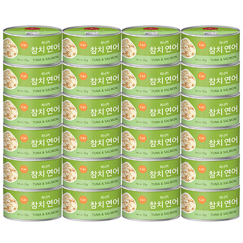 피니키 - 캣 참치연어 캔 95g  1박스(24개)
