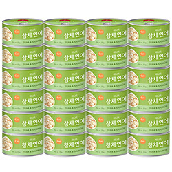 피니키 - 캣 참치연어 캔 95g  1박스(24개)