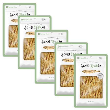 네츄럴코어 - 강원도 용대리 황태채 40g x 5개 묶음셋트